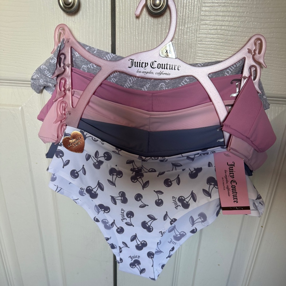 5pk Juicy couture seamless panties XL